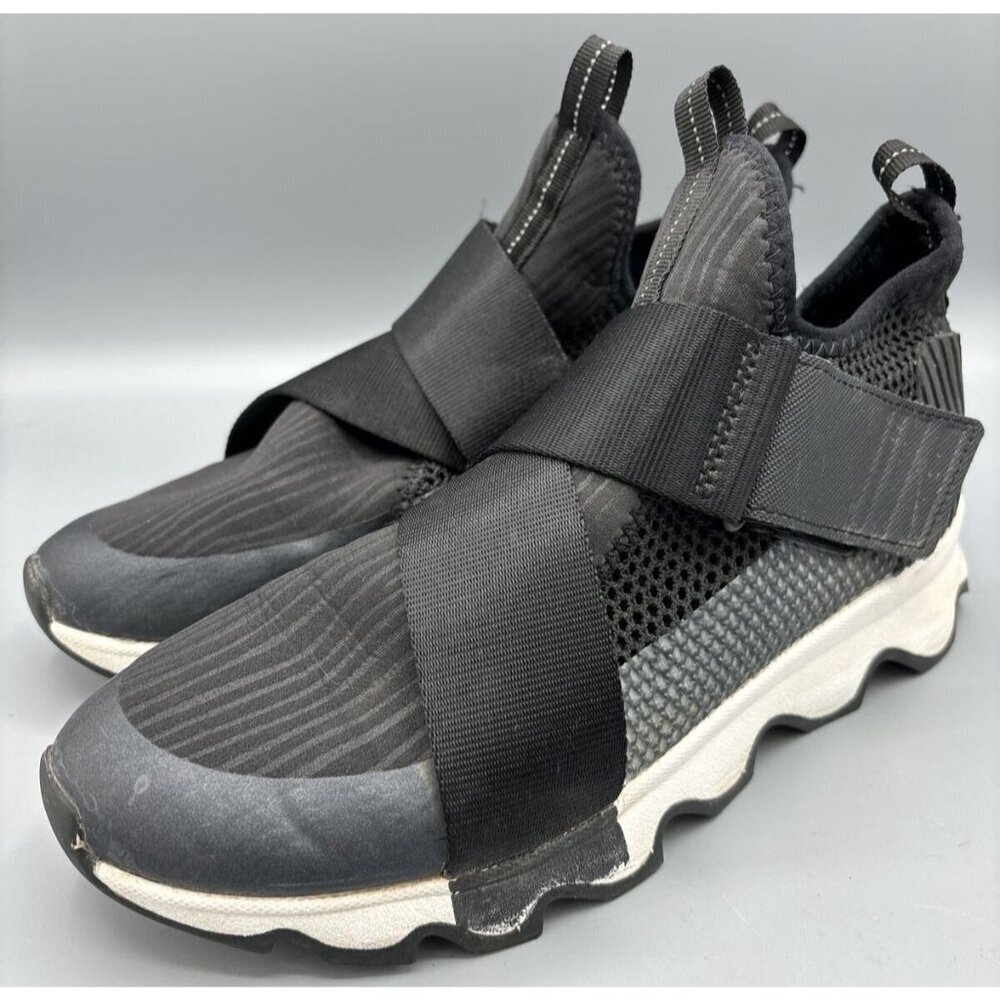 Sorel Kinetic Black Mesh Sneakers Womens 7.5 Casual Athleisure